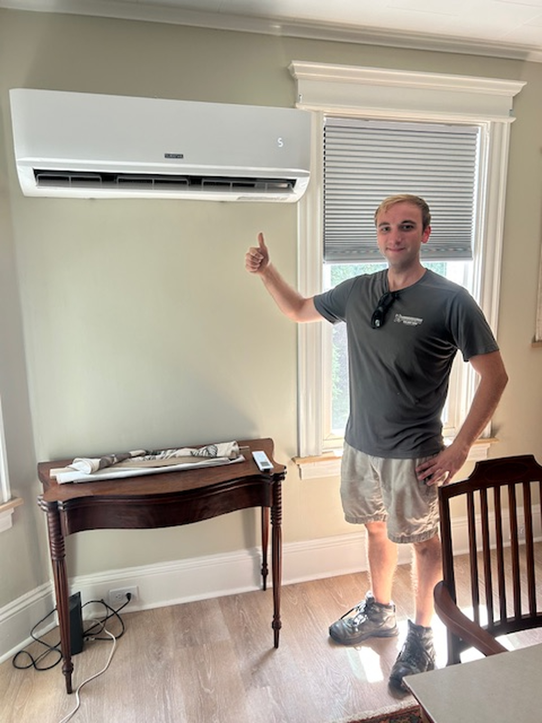 Mini split installation by Fong & Sullivan